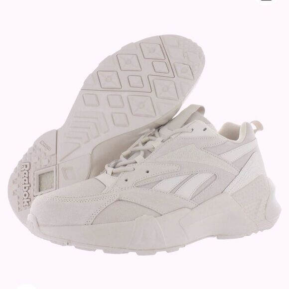 Reebok Aztrek Double Mix white vegan leather sneakers size 10 - Picture 1 of 11